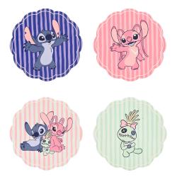 Set 4 posavasos ceramica Stitch Disney