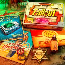 Caja metalica Tesoros del Yermo Fallout