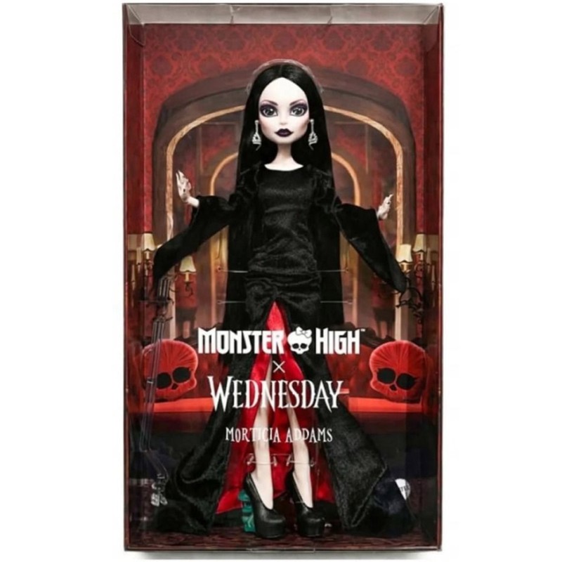 Monster High x Wednesday Muñeca Morticia