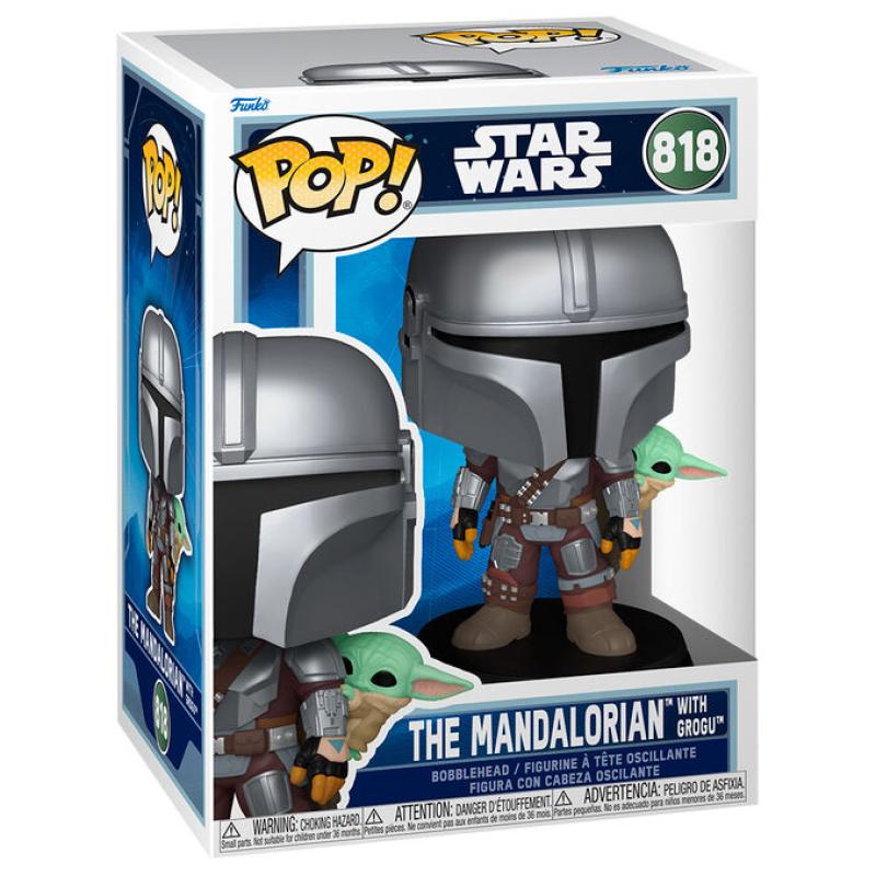 Figura POP Star Wars Mandalorian & Grogu - The Mandalorian with Grogu