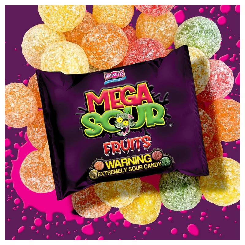 Mega Sour Candy Fruits