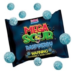 Mega Sour Candy Raspberry