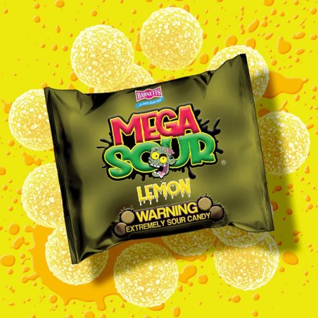 Mega Sour Candy Lemon