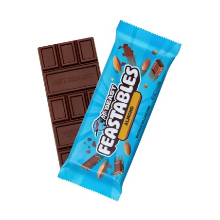 Barra de Chocolate con Almendras Mr.Beast Feastables