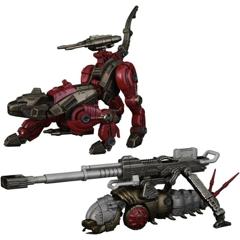 Zoids pack de 2 Maquetas Plastic Model Kits 1/100 RMZ-010 Canoly Molga & Hell Cat Base Guards Sets 20 cm