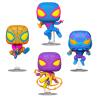 Blister 4 figuras POP Marvel Spiderman Miles Morales Exclusive