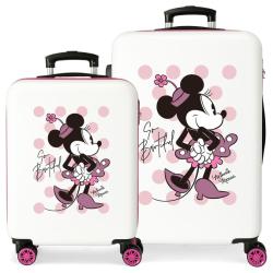 Set 2 maletas trolley ABS Have A Good Time Minnie Disney 55/65cm