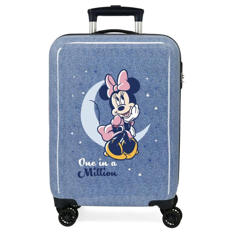 Maleta trolley ABS One In A Million Denim Minnie Disney 55cm