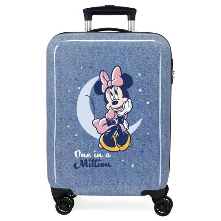 Maleta trolley ABS One In A Million Denim Minnie Disney 55cm