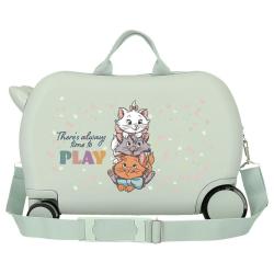 Maleta trolley ABS Time To Play Los Aristogatos Disney 45cm