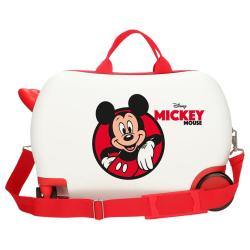 Maleta trolley ABS Red Mickey Disney 45cm