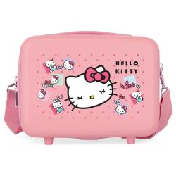 Neceser adaptable ABS Bows Hello Kitty 29cm