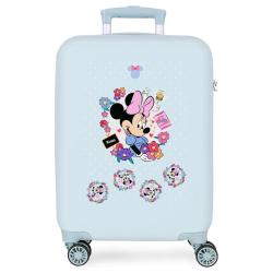 Maleta trolley ABS Flowers Minnie Disney 55cm