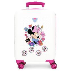 Maleta trolley ABS Flowers Minnie Disney 50cm