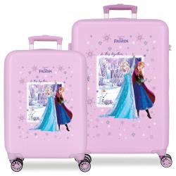 Set 2 maletas trolley ABS In This Together Frozen Disney 55/65cm