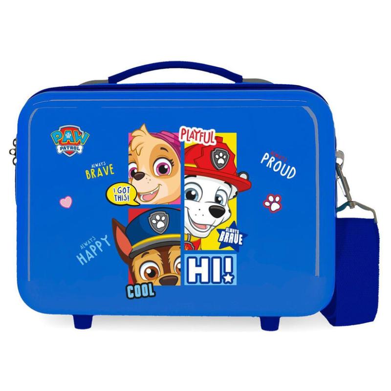 Neceser adaptable ABS Be Happy Patrulla Canina Paw Patrol 29cm