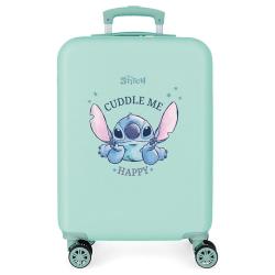 Maleta trolley ABS Cuddle Me Happy Stitch Disney 55cm