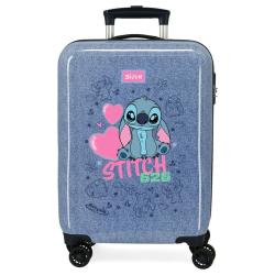Maleta trolley ABS Hearts Stitch Disney 55cm