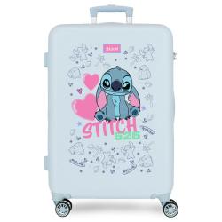 Maleta trolley ABS Hearts Stitch Disney 65cm