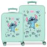 Set 2 maletas trolley ABS Little Destrution Stitch Disney 55/65cm