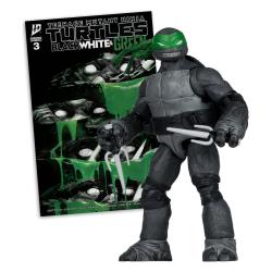 Las Tortugas Ninja Page Punchers Figura Raphael (Black White & Green) (Red Platinum Edition) 13 cm