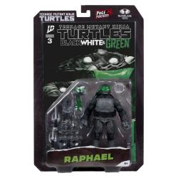Las Tortugas Ninja Page Punchers Figura Raphael (Black White & Green) (Red Platinum Edition) 13 cm