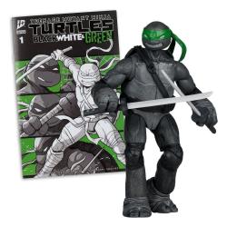 Las Tortugas Ninja Page Punchers Figura Leonardo (Black White & Green) (Red Platinum Edition) 13 cm
