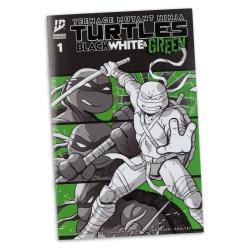 Las Tortugas Ninja Page Punchers Figura Leonardo (Black White & Green) (Red Platinum Edition) 13 cm