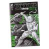 Las Tortugas Ninja Page Punchers Figura Leonardo (Black White & Green) (Red Platinum Edition) 13 cm