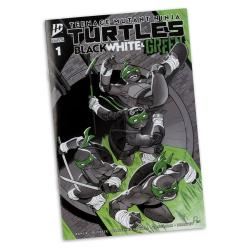 Las Tortugas Ninja Page Punchers Figura Donatello (Black White & Green ) (Red Platinum Edition) 13 cm