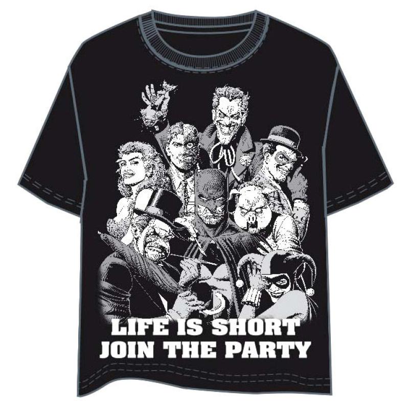 Camiseta Party Batman DC Comics adulto
