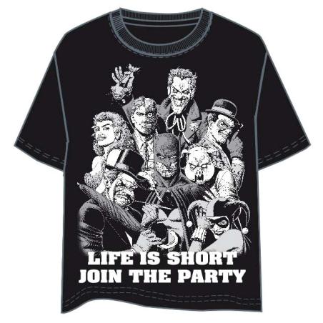 Camiseta Party Batman DC Comics adulto