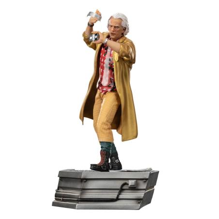 Regreso al Futuro II Estatua 1/10 Art Scale Doc Brown 25 cm