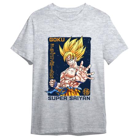 Camiseta Goku Super Saiyan Dragon Ball Z adulto