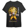 Camiseta Goku Super Saiyan Kanji Dragon Ball Z adulto