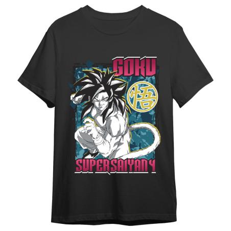 Camiseta Goku Super Saiyan 4 Dragon Ball GT adulto