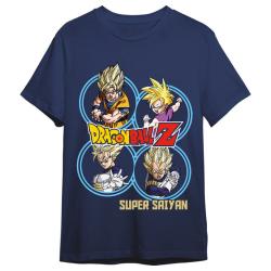 Camiseta Super Saiyans Dragon Ball Z adulto