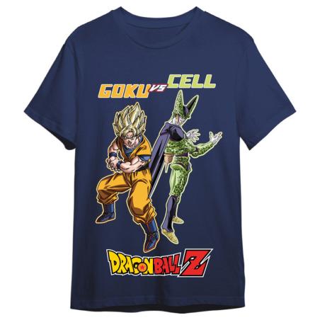 Camiseta Goku vs Cell Dragon Ball Z adulto
