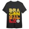 Camiseta Letters Dragon Ball Z adulto