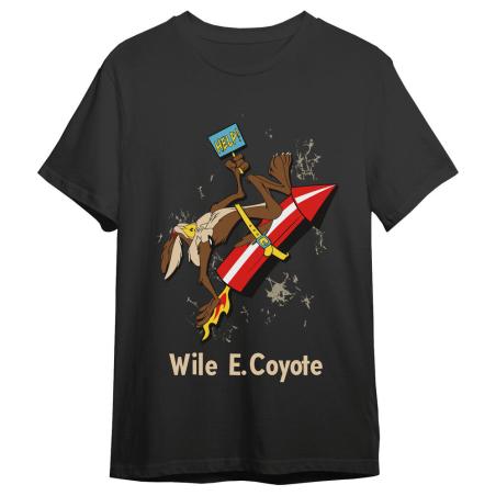 Camiseta Coyote Cohete Looney Tunes adulto