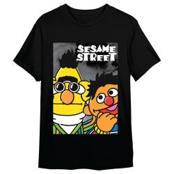 Camiseta Epi y Blas Barrio Sesamo adulto