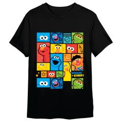 Camiseta Personajes Barrio Sesamo adulto