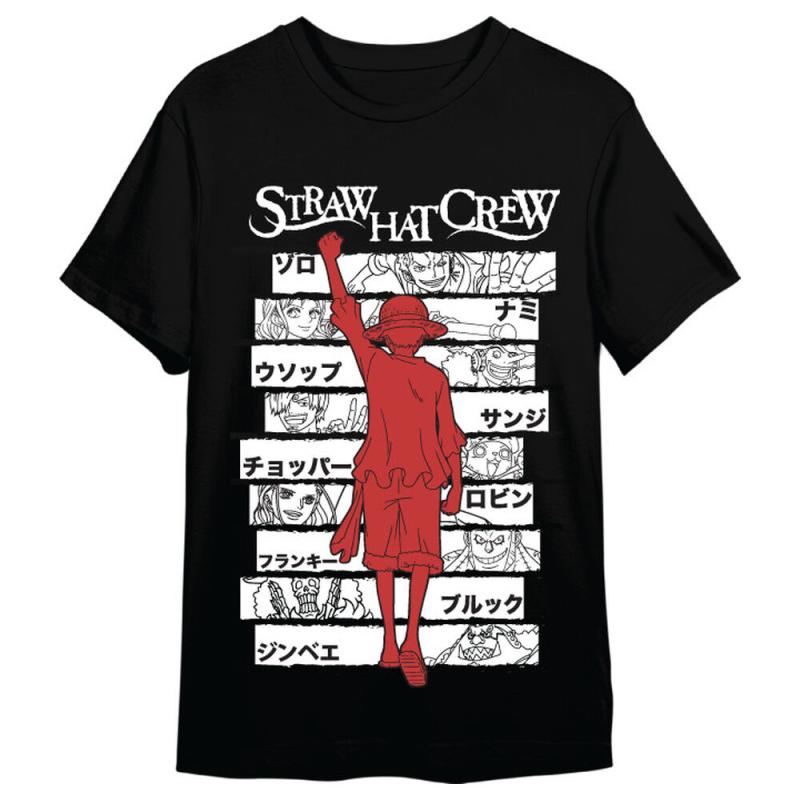 Camiseta Monkey D. Luffy Straw Hat Crew One Piece adulto