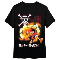 Camiseta Monkey D. Luffy Attack One Piece adulto