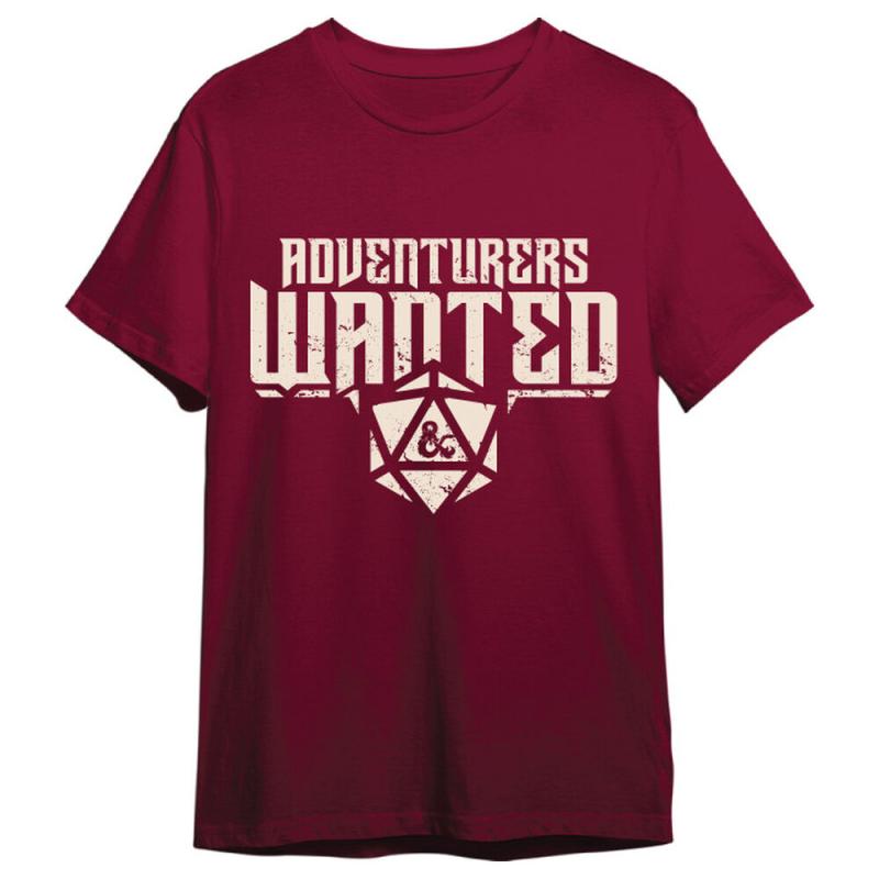 Camiseta Adventurers Wanted Dungeons & Dragons adulto