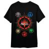 Camiseta Mana Symbols Magic the Gathering adulto