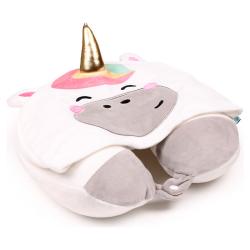 Almohada viaje capucha Astra El Unicornio Hoodeazzz
