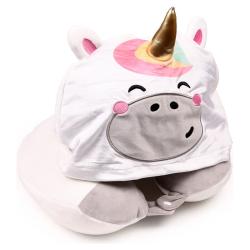 Almohada viaje capucha Astra El Unicornio Hoodeazzz