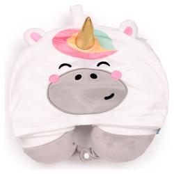 Almohada viaje capucha Astra El Unicornio Hoodeazzz