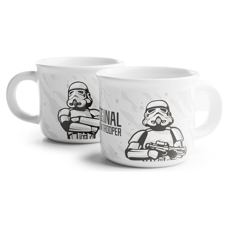 Set 2 tazas cafe Soldado Imperial Stormtrooper Star Wars 100ml